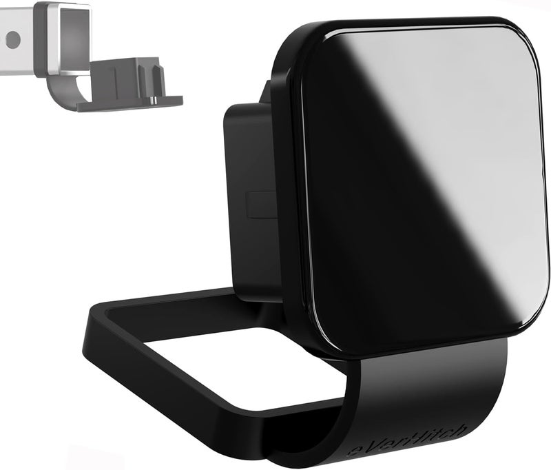 eVerHITCH 2 Inch Universal Tow Hitch Covers, Trailer Hitch Cover Tube Plug Insert, Car Exterior Accessories, Receiver Tube Hitch Plug (Plain Black, Fits 2" Receiver) - Image 2